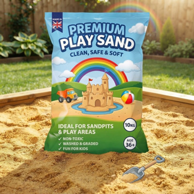 10kg Ultra Soft Clean Kids Play Sand for Sandpits, Trays & Sensory Play