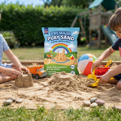 10kg Ultra Soft Clean Kids Play Sand for Sandpits, Trays & Sensory Play