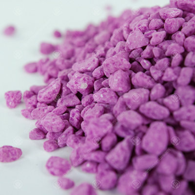 10kg Violet Fluorescent Aquatic Gravel - Decorative Aquarium Fish Tank ...