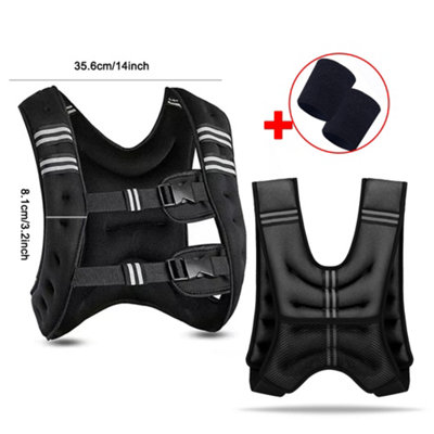 10KG Weighted Vest Gym Exercise Fitness Strength Sports Training