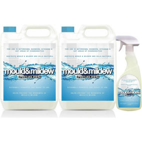 10L + 750ml of Pro-Kleen Mould & Mildew Remover Killer & Cleaner Super Concentrate Spray