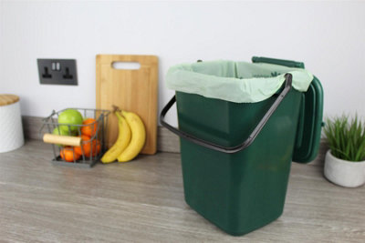 10L All-Green Compostable Kitchen Caddy Liners (Large) - 2 Rolls