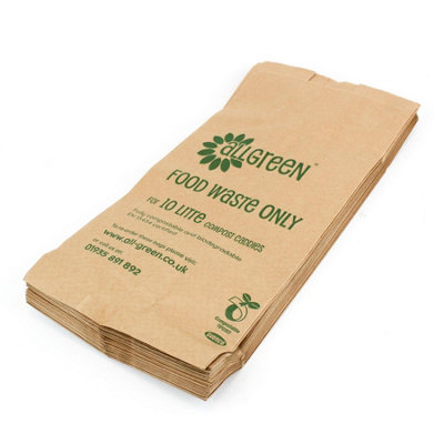 10L EcoSack Paper Compostable Caddy Liners (Medium) - 150 Bags