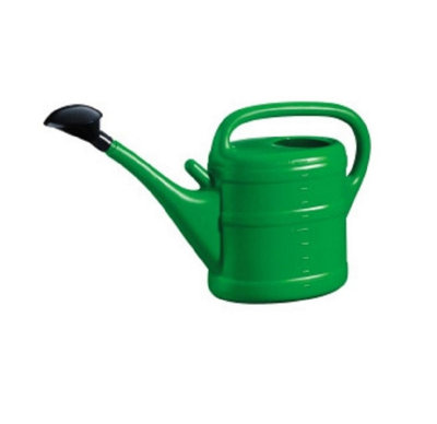 10L Garden Essential Watering Can Indoor Outdoor Watering Can With Rose - Green