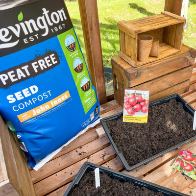 10L John Innes Seed Compost Peat Free Levington High Phosphate Seed Potting Soil