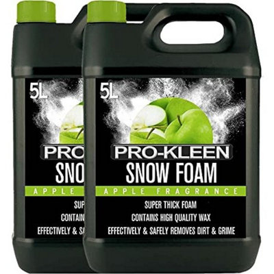 10L of Pro-Kleen Apple Snow Foam with Wax - Super Thick & Non-Caustic Foam