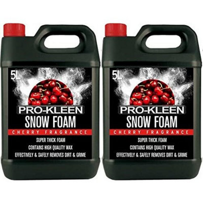 10L of Pro-Kleen Cherry Snow Foam with Wax Super Thick & Non-Caustic Foam