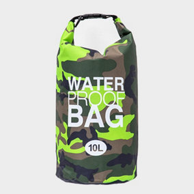 10L Single Strap Green Multifunctional Outdoor PVC Waterproof Backpack