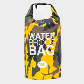 10L Single Strap Yellow Multifunctional Outdoor PVC Waterproof Backpack