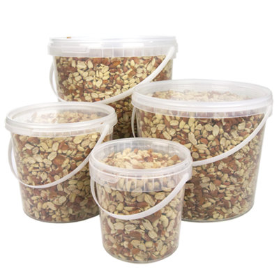 10L SQUAWK Split Peanuts - Wild Bird Premium Grade Garden Birds Fresh Food Mixture - 3
