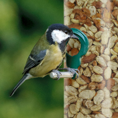 10L SQUAWK Split Peanuts - Wild Bird Premium Grade Garden Birds Fresh Food Mixture - 4