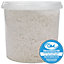 10L TUB OF PREMIUM QUALITY WHITE ROCK SALT DEICING FOR SNOW AND ICE FROST MELT