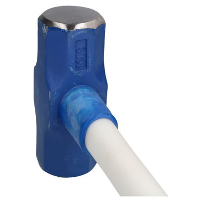 10Lb / 4.5Kg Sledge Hammer With Fibreglass TPR Handle Demolition Post ...