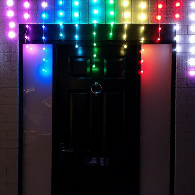 10m 105 LED RGB Indoor Outdoor Icicle Christmas Lights Price Comparisons | Compare The Build