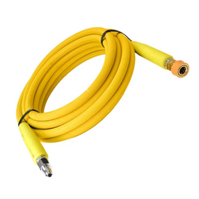 10m 2w 3/8 YELLOW V-TUF HOSE MSQ MALE X MSQ FEMALE & Cuffs - VTY23810UVYY-HD