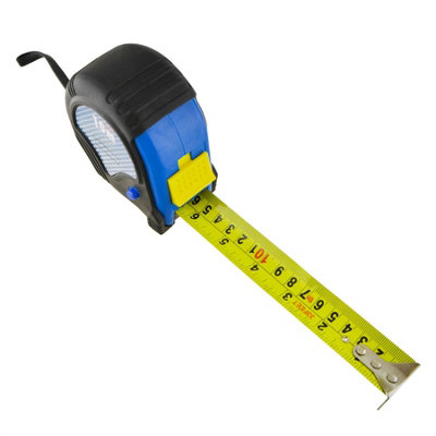 10m 32ft Tape Measure Measuring Ruler Metric Imperial Rubber Coated TE812