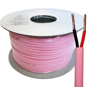 10m (33 ft) - Low Smoke Speaker Cable - 18AWG 0.75mm 6A - CCA LSZH 100V Double Insulated