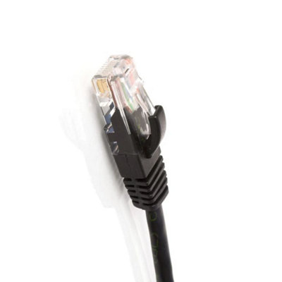 10M Cat5e Ethernet Network Cable Internet Broadband ADSL Cable Lead - Black