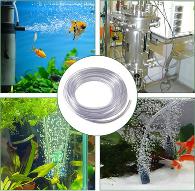 10M Clear Aquarium Airline PVC Food Grade Tube- 4/6MM Oxygen Tubing for Fish Tanks Soft Aquarium Tubing Air Hose Pump Accessories - 7