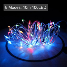 10M Fairy String Lights,RGB,powered by 3 AA batteries