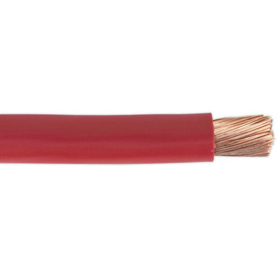 10m Heavy-Duty Insulated Starter Cable - 300A - Single Core - Black for Automotive Use