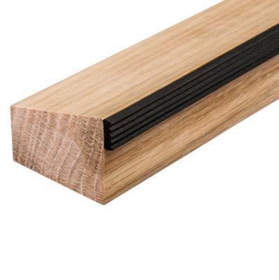 10m of Dry Glaze EPDM Dry Glazing Tape Rubber Weather Seal Draught Excluder 2x8mm - 3