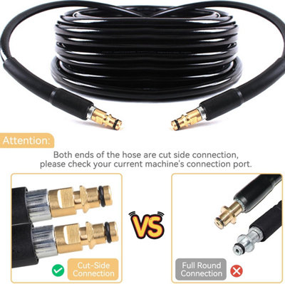10m Pressure Washer Replacement Hose Compatible with Karcher K Series ...