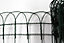 10m PVC Lawn Boarder Fence 0.25m High