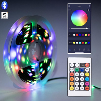 10M RGB+W LED Strip Rope Light Battery - 3