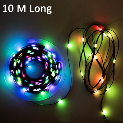 10M RGB+W LED Strip Rope Light Battery - 7