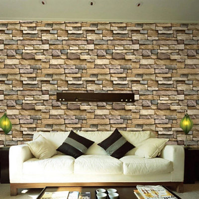 10M Vinyl Self Adhesive Wallpaper Wall Sticker Contact Paper Furniture ...