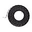 10m x 17mm Black Galvanised Steel Fixing Band Tape Strong Flexible Cable Ducting