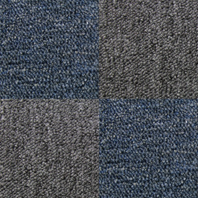 10m2 Storm Blue And Anthracite Carpet Tiles