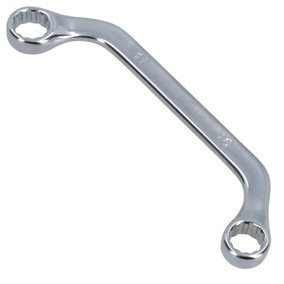 10mm + 11mm Half Moon Ring C Obstruction Spanner Wrench 12 Sided Bi-hex