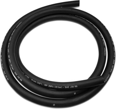 10mm Fuel Hose Reinforced Rubber Hose -Oil-Resistant Flexible Pipe for Engine Fuels Industrial Use  2m Reinforced Rubber Pipe Hose