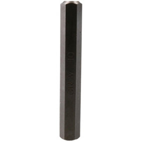 10mm Hex Allen Key Bit 75mm Length 10mm Shank Chrome Vanadium Hardened Tip
