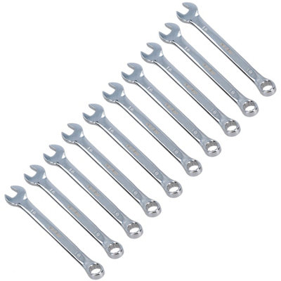 10mm Metric Combination Spanner Wrench Ring Open Ended 140mm Long 10pk