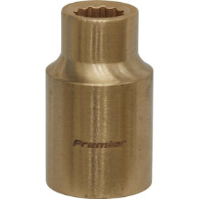 10mm Non-Sparking WallDrive Socket - 1/2" Square Drive - Beryllium Copper