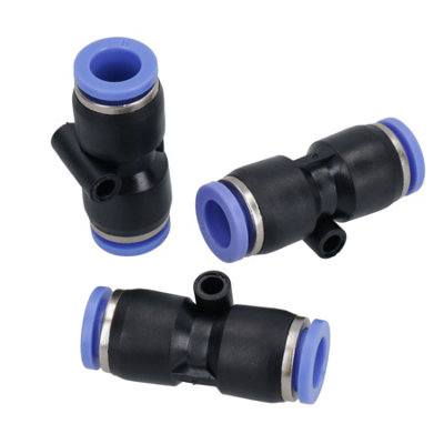 5/10/20pcs BSP Pneumatic Straight Male Stud Push-to-Connect Fittings – Inline Hose Tube Connectors