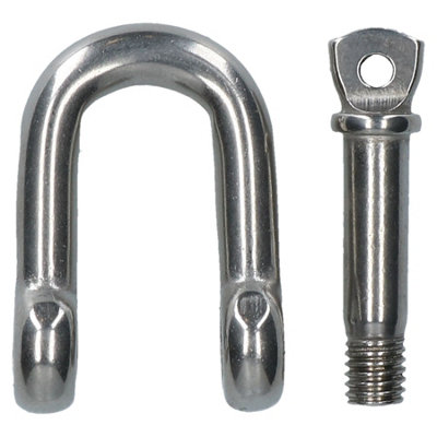 10mm Stainless Steel Dee Shackle Marine Grade 316 DK41