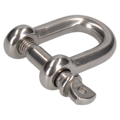 10mm Stainless Steel Dee Shackle Marine Grade 316 DK41 - 3