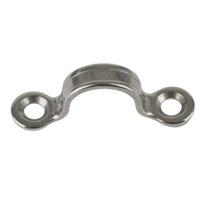 10mm Stainless Steel Sheet Eye Straps 10 Pack Fender Tie Ring DK80