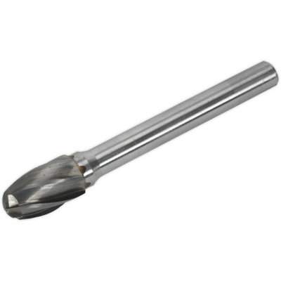 10mm Tungsten Carbide Rotary Burr Bit - Coarse Arc Round Nose Engraving ...