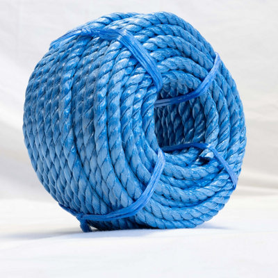 10mm x 220m Blue Polypropylene Rope Coil