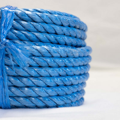 10mm x 220m Blue Polypropylene Rope Coil