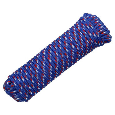 Maydahui 3-Pack Soft Cotton Rope - 32 Feet Each, Multipurpose For Crafts, Camping, Tying, DIY (Red, Black, Purple)