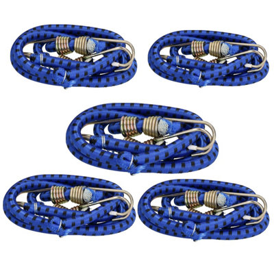10pc 30" / 760mm Heavy Duty Bungee Cord Strap Tie Down Holder Metal Hooks Price Comparisons | Compare The Build