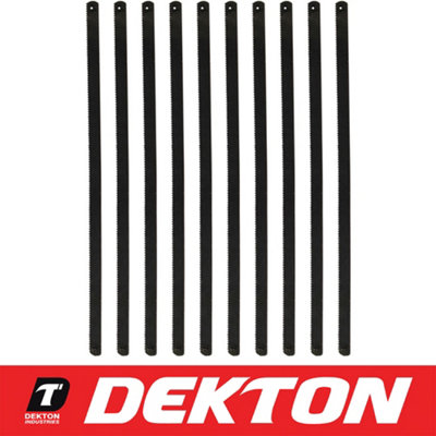 10pc 6" Junior Hacksaw Blades Cutting Wood Plastic 24 TPI Fits Standard