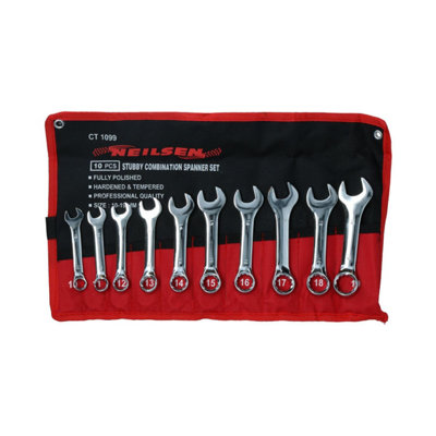 Metric Jumbo Large Combination Spanner Wrench Set 22mm - 32mm