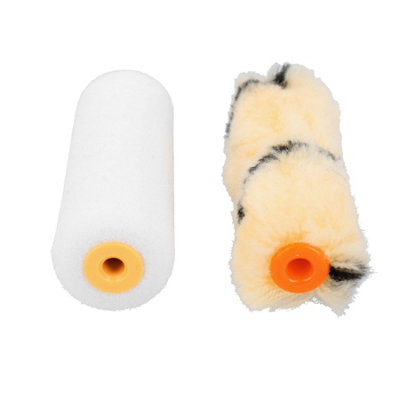 10pc Paint Roller Sleeves For Gloss Emulsion Enamel Paints Painting Decorating - 3